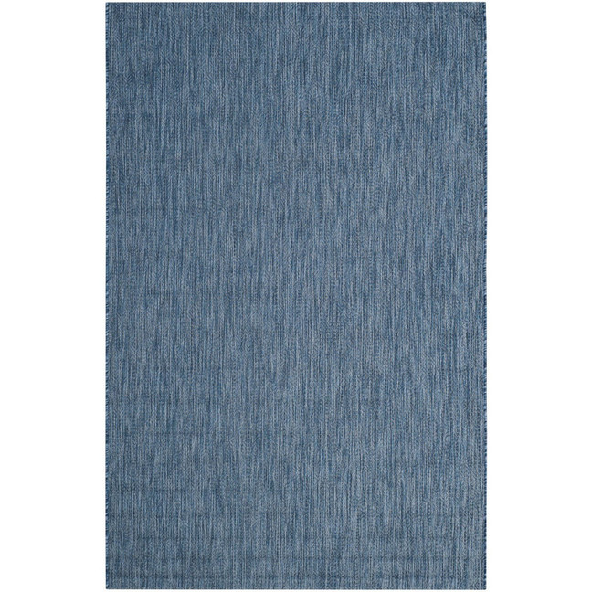 Courtyard Navy 4' x 5'7" Outdoor Area Rug