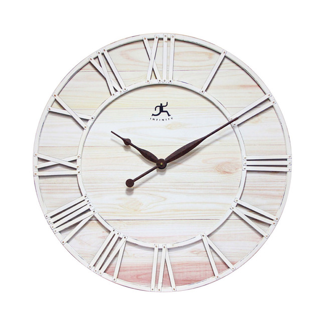 Round Wooden Wall Clock