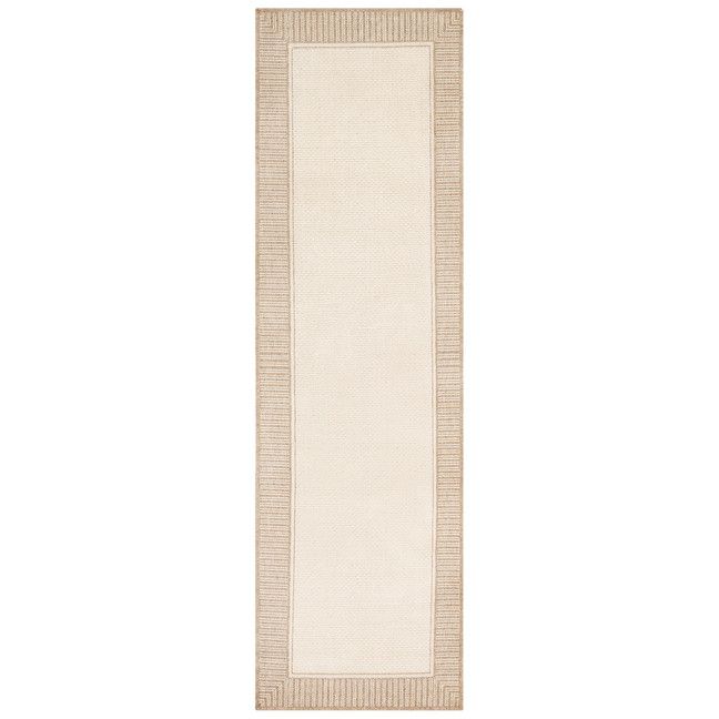 Alfresco ALF-9685 Camel 2'3" x 7'9" Runner Area Rug, Indoor/Outdoor