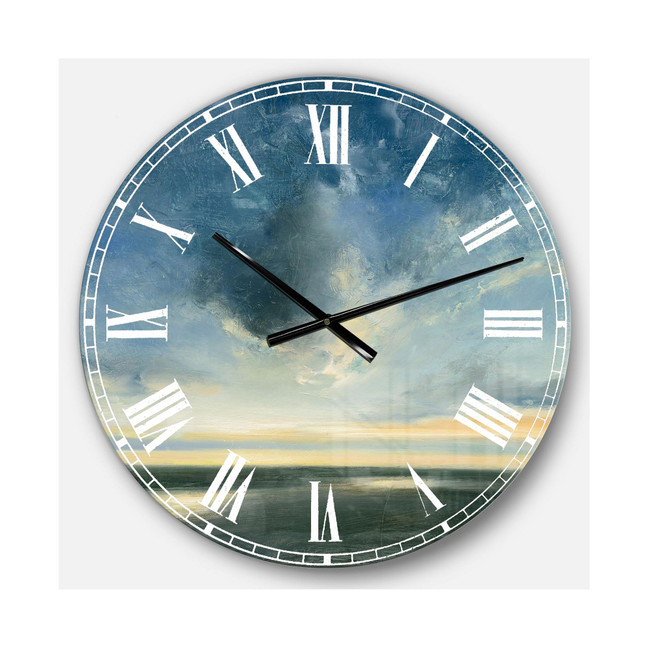 Landscape and Nature Oversized Metal Wall Clock