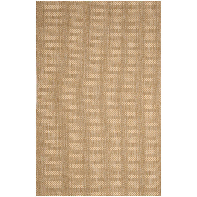 Courtyard Natural and Cream 5'3" x 7'7" Outdoor Area Rug