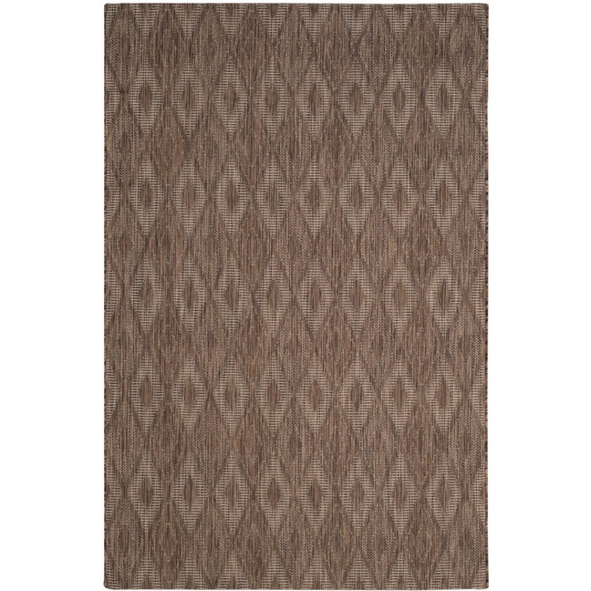Courtyard Brown 4' x 5'7" Sisal Weave Outdoor Area Rug