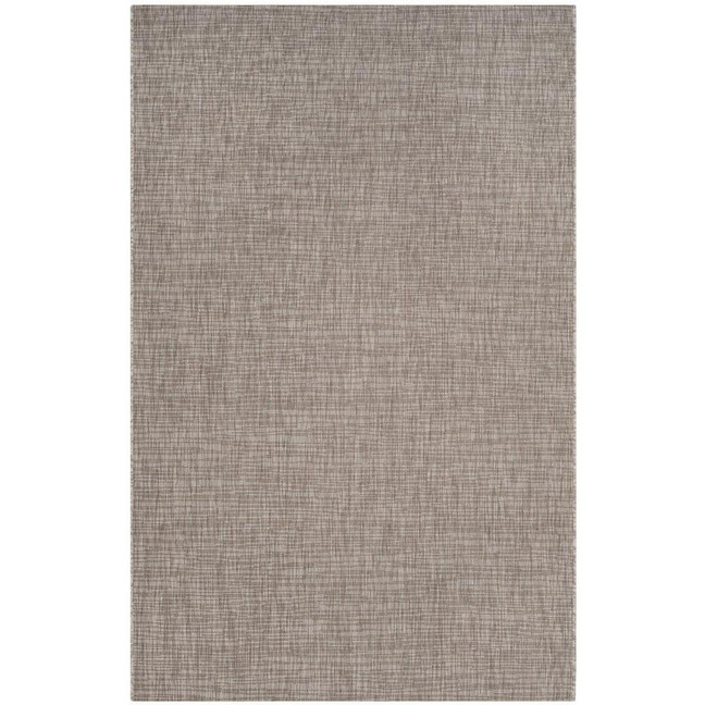 Courtyard Light Brown 6'7" x 9'6" Sisal Weave Outdoor Area Rug