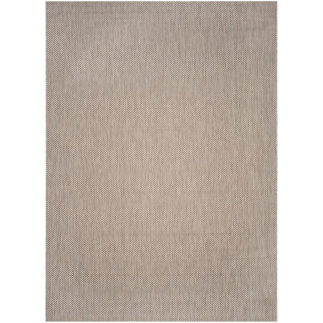 Courtyard Beige and Brown 9' x 12' Sisal Weave Outdoor Area Rug