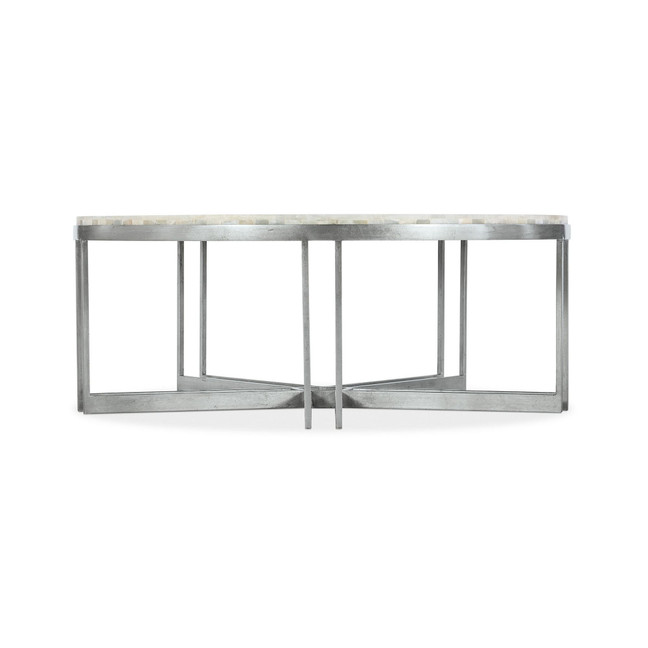 Melange Marin Round Cocktail Table
