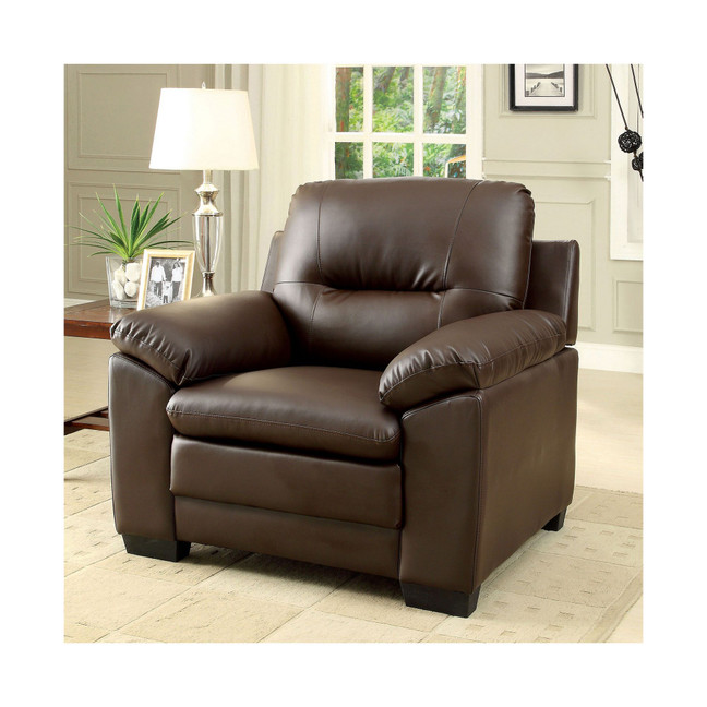 Pallan Leatherette Accent Chair