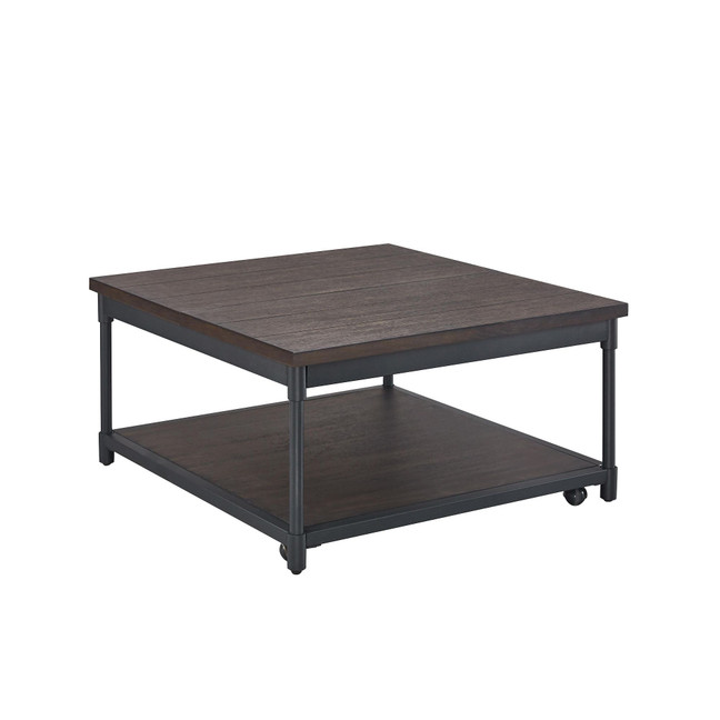Prescott 36" Square Metal Lift-Top Cocktail Table