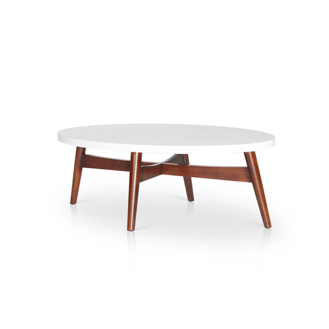 Serena 48" Laminate and Wood Cocktail Table
