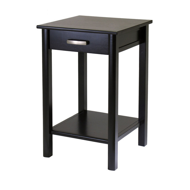 Liso End Table/Printer Table with Drawer and Shelf