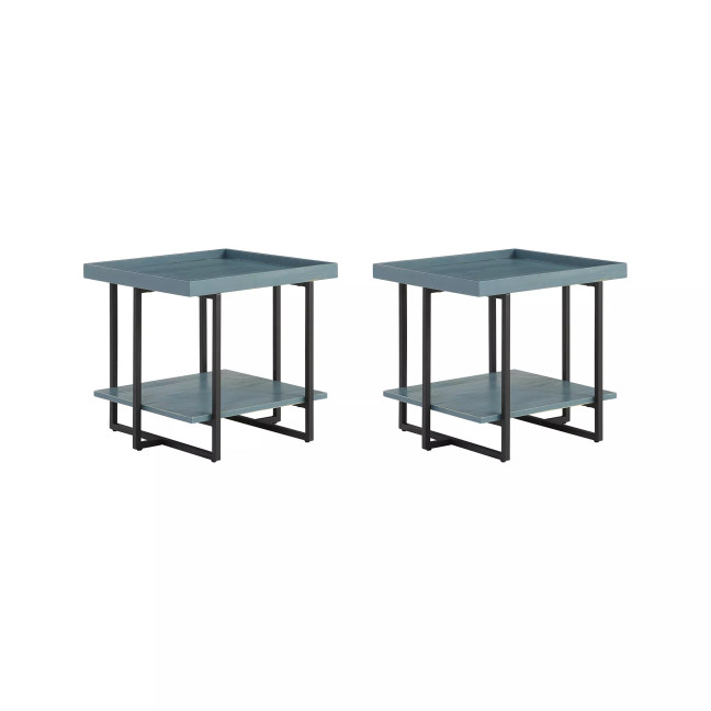 Darkan 1 Shelf End Table, Set of 2