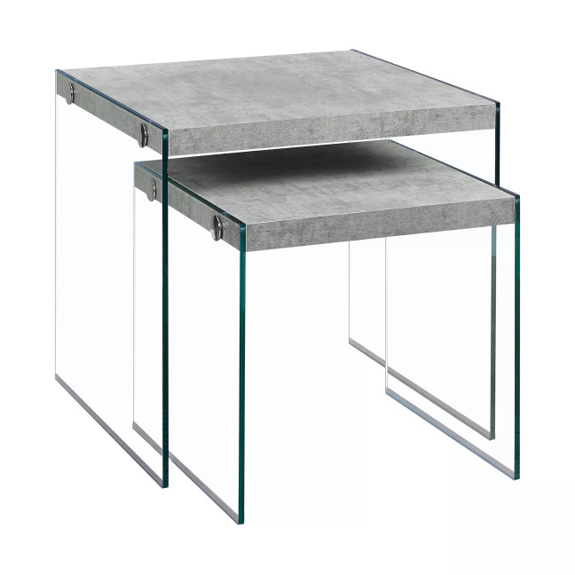 2 Piece Nesting Table Set