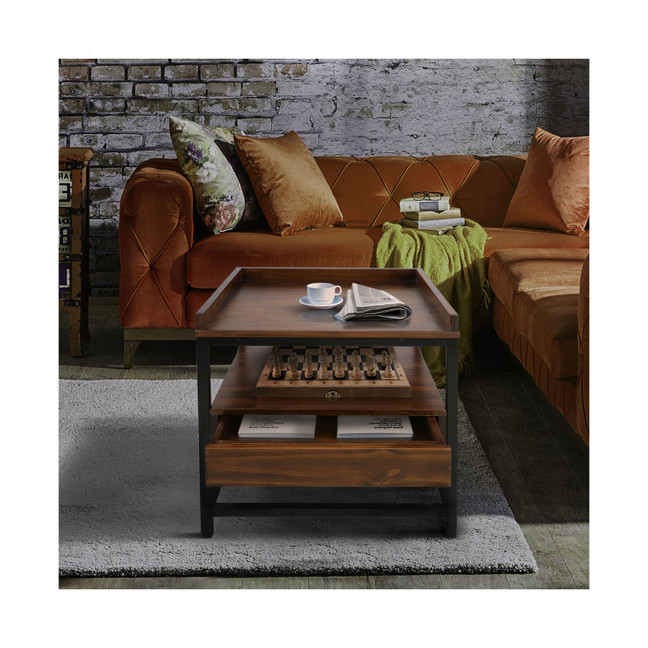 Horizon End Table with Drawer
