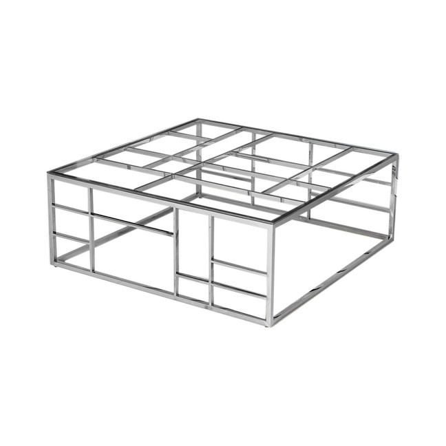 Clear Square Coffee Table