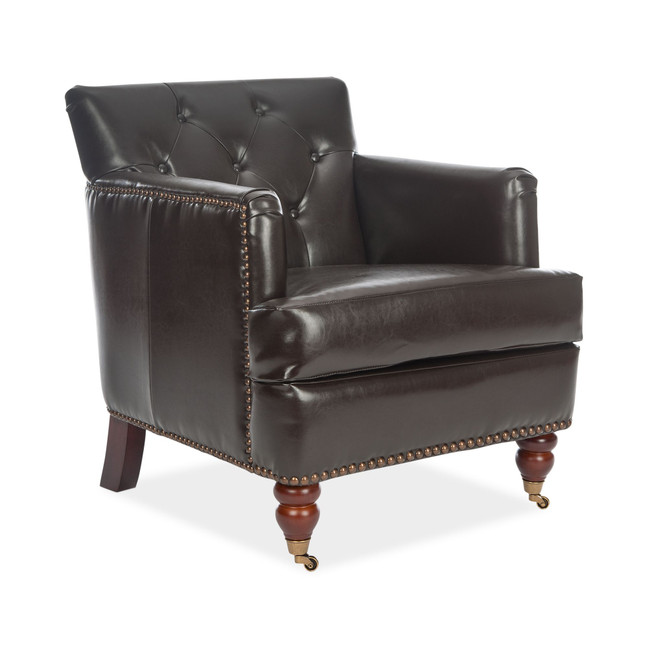 Amsterdam Faux Leather Tufted Chair