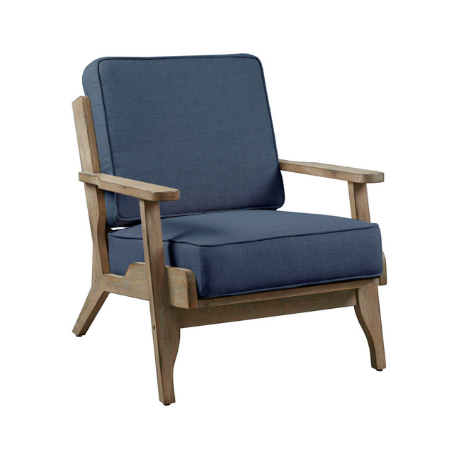 Malibu 28.5" Wide Upholstered Solid Wood Frame Accent Chair
