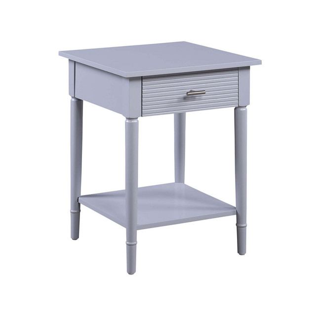 Amy 1 Drawer End Table with Shelf