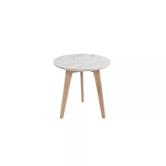 Cherie Round Marble Side Table