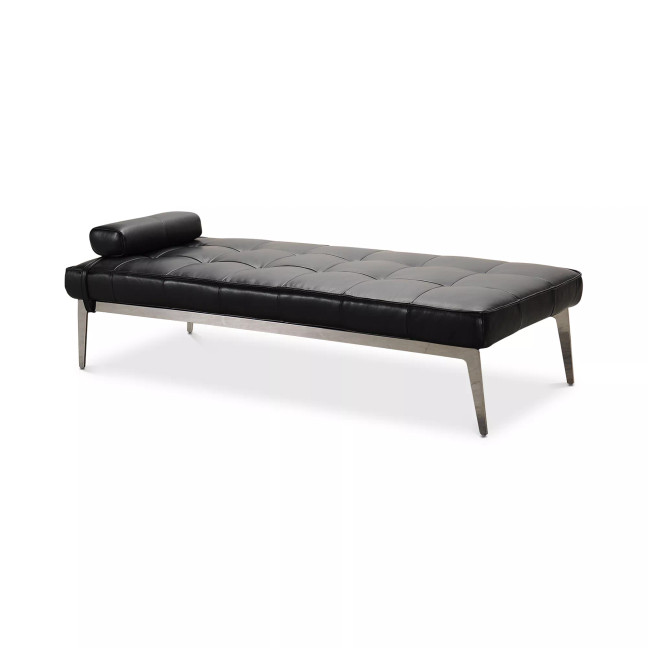 Myia Tufted Leather Daybed