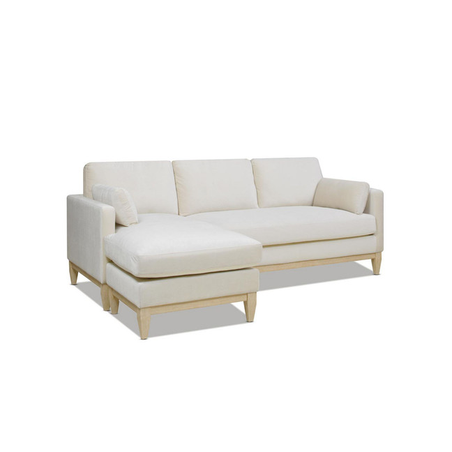 Knox 89" Modern Farmhouse Reversible Chaise Sectional Sofa