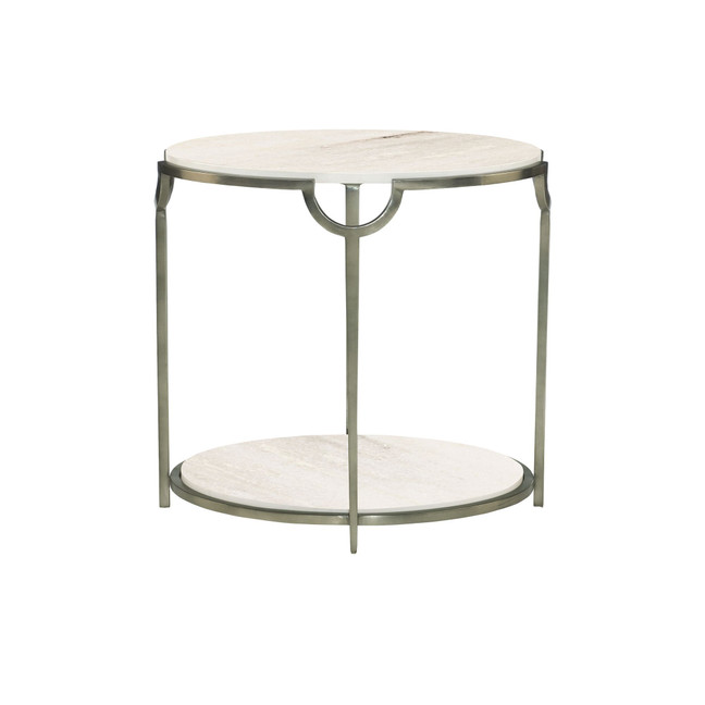 Morello Oval Metal End Table