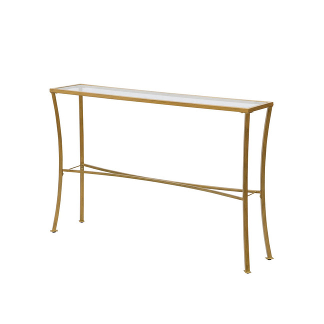 Christopher Glass Top Console Table