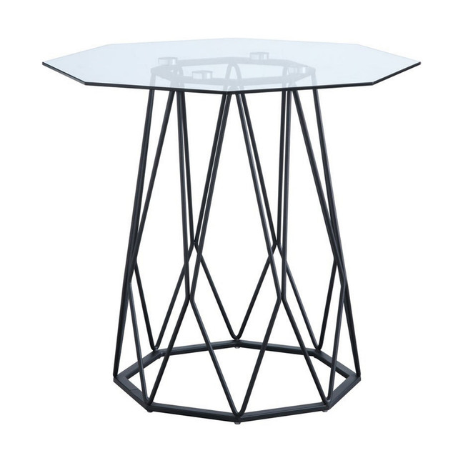 Trystance Glass Top End Table