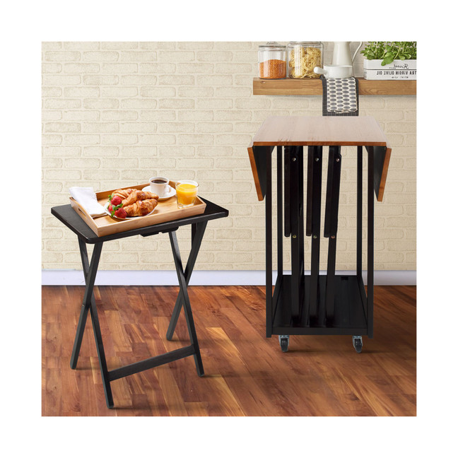 Drop Leaf Table with TV Tray