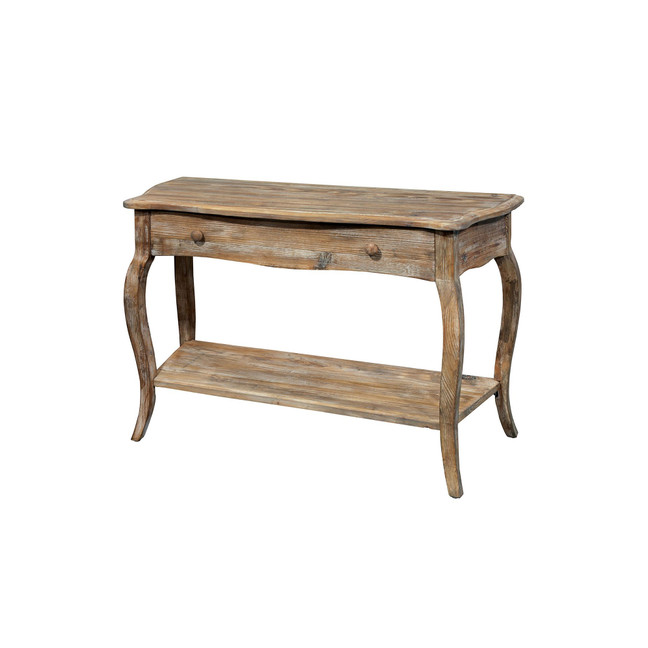 Rustic - Reclaimed Media/Console Table, Driftwood