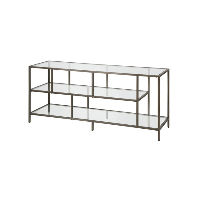 Winthrop TV Stand with Glass Shelves