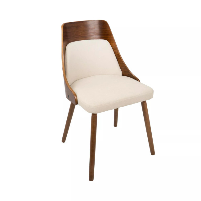 Anabelle Mid-Century Modern Dining Accent Chair