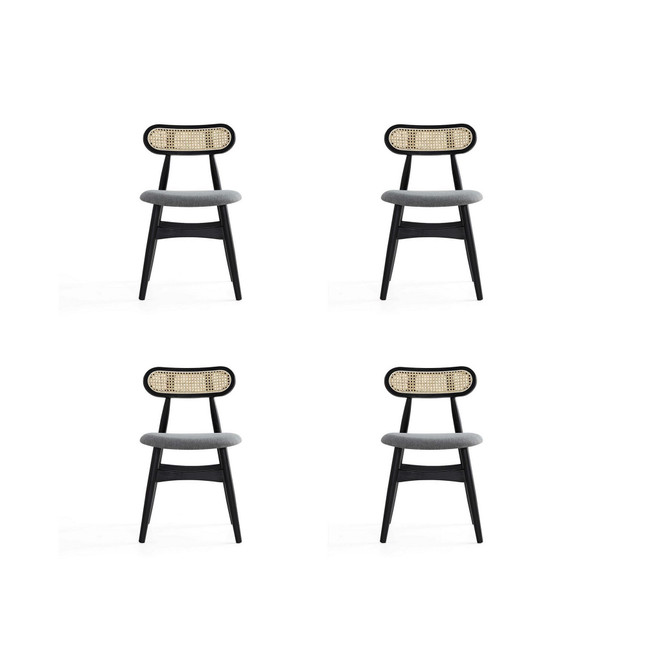 Colbert 4-Piece Ash Wood Upholstered Dining Chair
