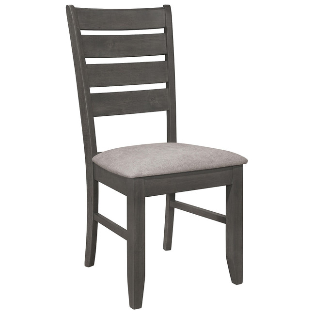 Dalila 2-Piece Asian Hardwood Ladder Back Side Chair Set