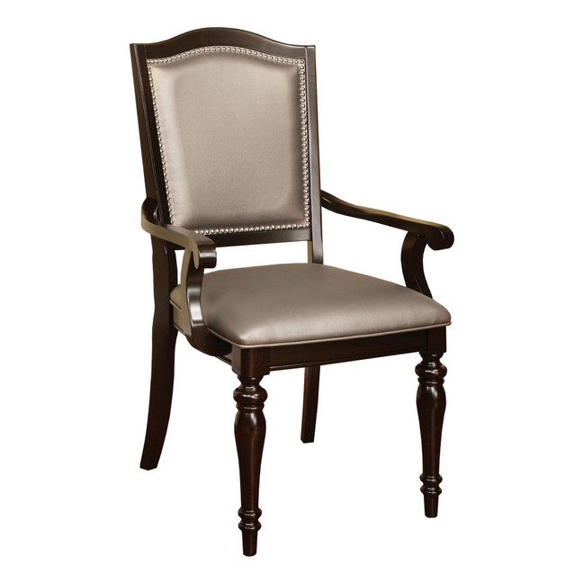 Raab Dark Walnut Armchair (Set of 2)