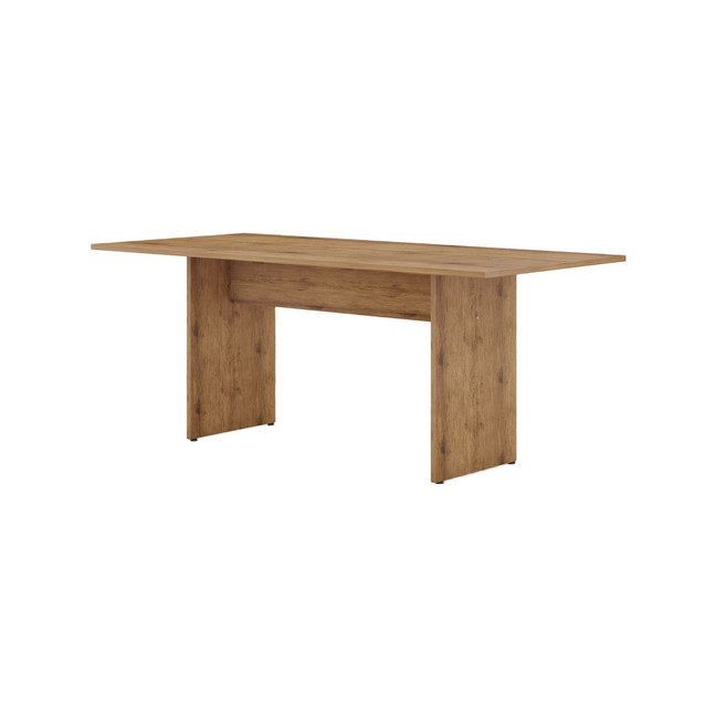 NoMad 67.91" Medium Density Fiberboard Rustic 6-Person Dining Table