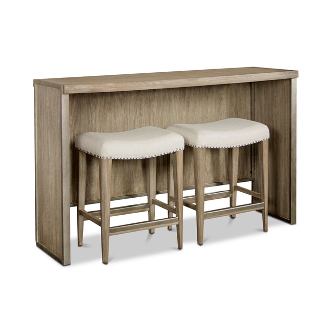 Esme Sofa Table Furniture, 3-Pc. Set (Table & 2 Stools)