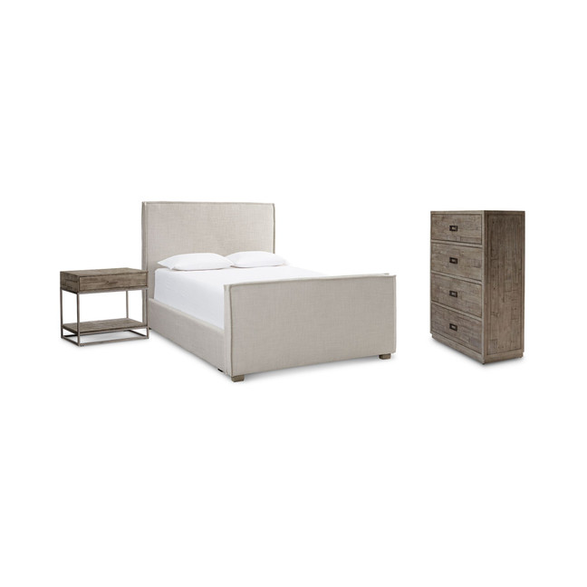 Highland Park 3pc Bedroom Set (Queen Bed, Chest & Nightstand)