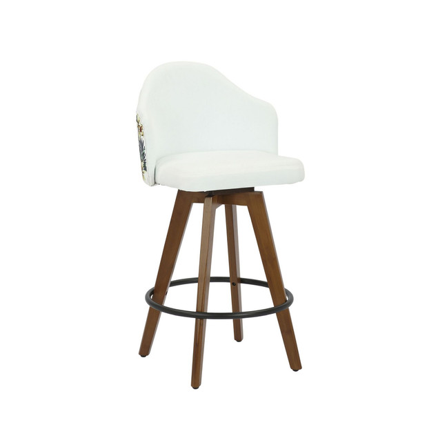 Ahoy Floral Counter Stool