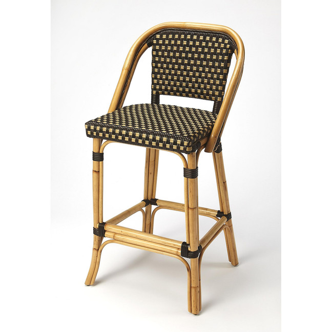 Lila Rattan Bar Stool