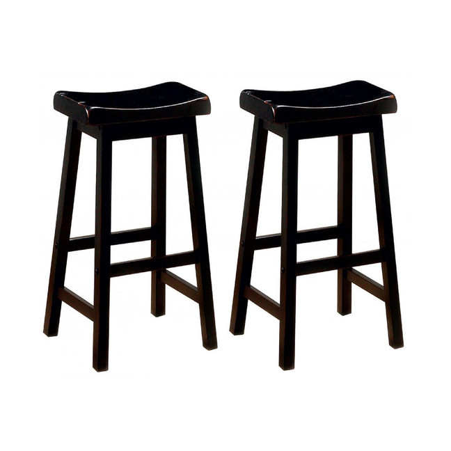 Brantlee 24-Inch Wooden Counter Stools (Set of 2)