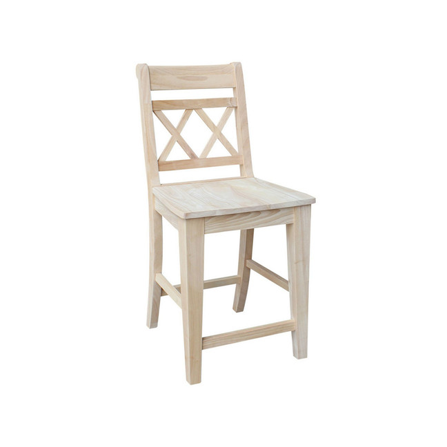 Canyon Collection Counter Height Double X-Back Stool