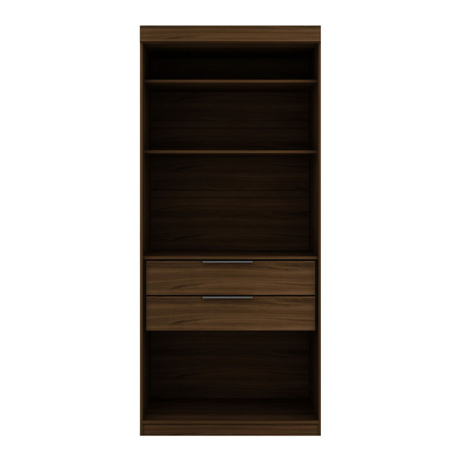 Mulberry Medium Density Fiberboard Open 1 Sectional Closet