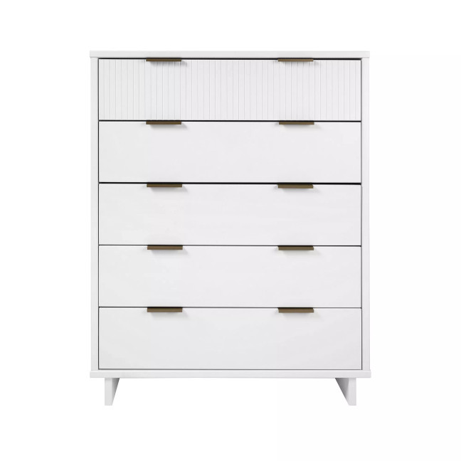 Granville 49.21" Medium Density Fiberboard 5-Drawer Tall Dresser