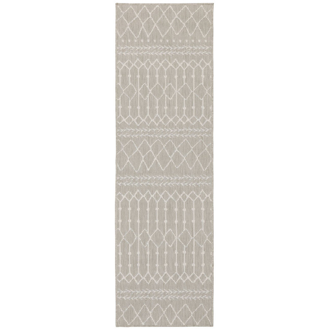 Genoa Outdoor 670GNA4 1'10" x 7'3" Runner Area Rug