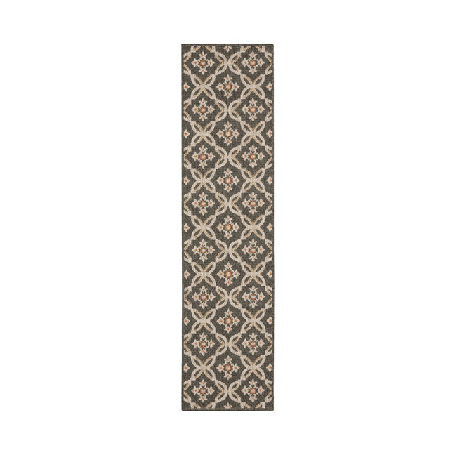 Scope SCO05 Gray 1'10" x 7'6" Runner Rug