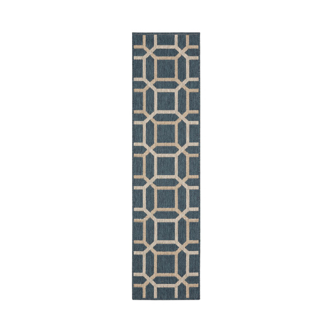 Scope SCO12 Blue 1'10" x 7'6" Runner Rug