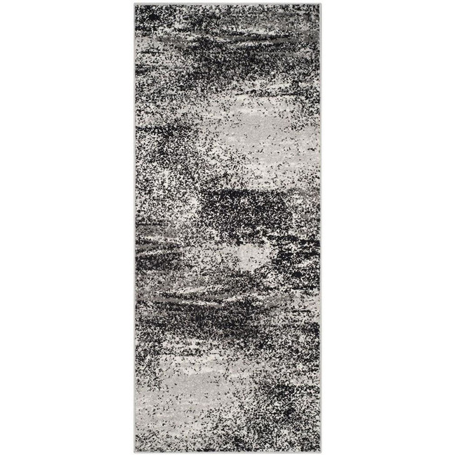 Adirondack Silver and Multi 2'6" x 8' Runner Area Rug