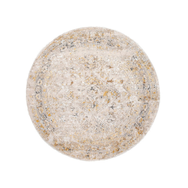 Druzy CFDR05B 5' x 5' Round Area Rug