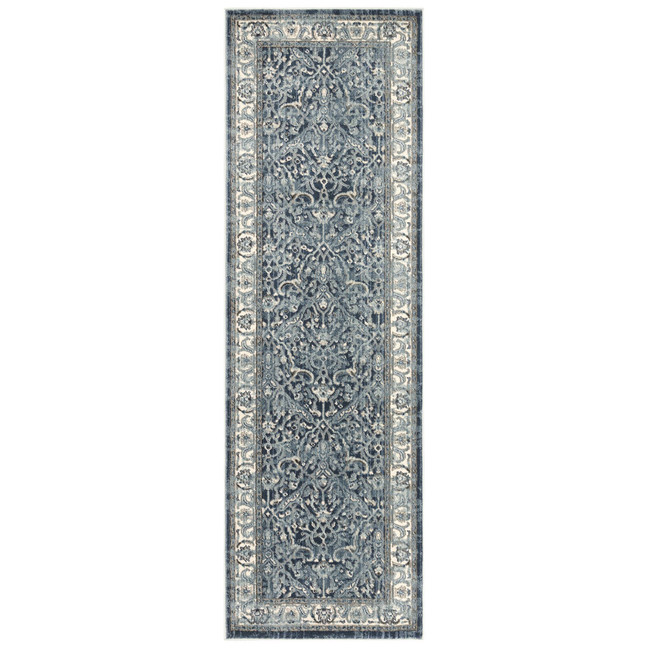 Mesopotamia MEP-2306 Navy 2'6" x 7'10" Runner Area Rug