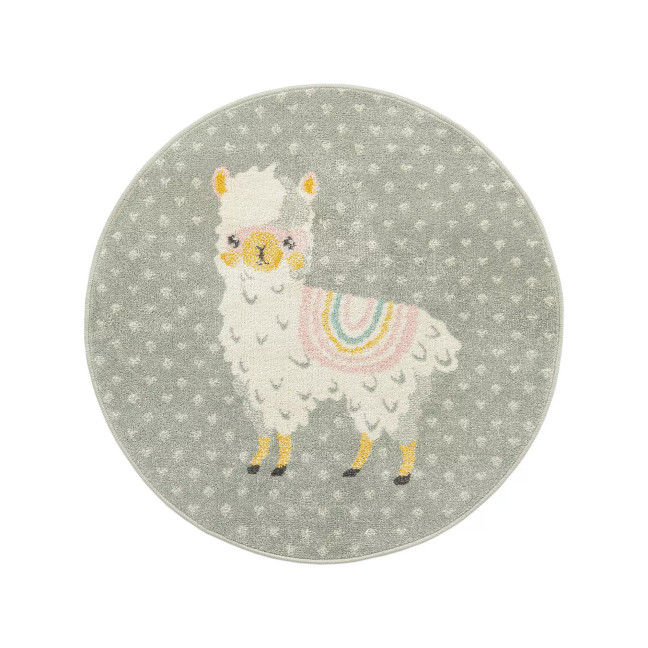 Campy Kids Llama Area Rug