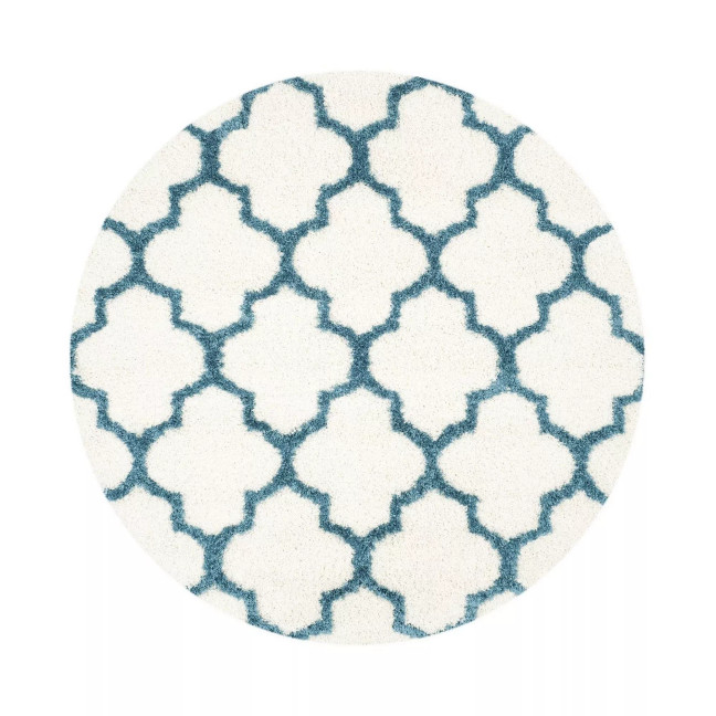 Shag Kids 6'7" x 6'7" Round Area Rug